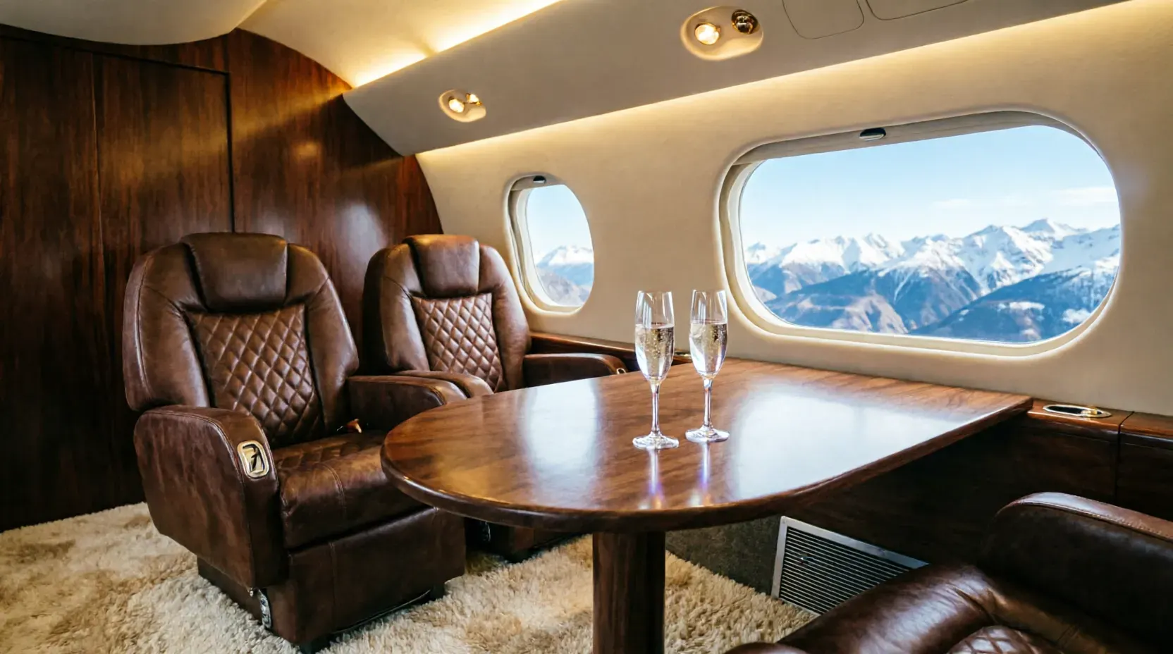 Aircraft interior luxury