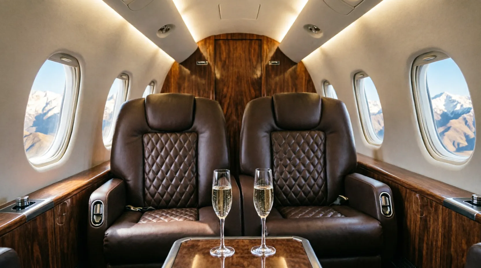 Luxury aircraft cabin